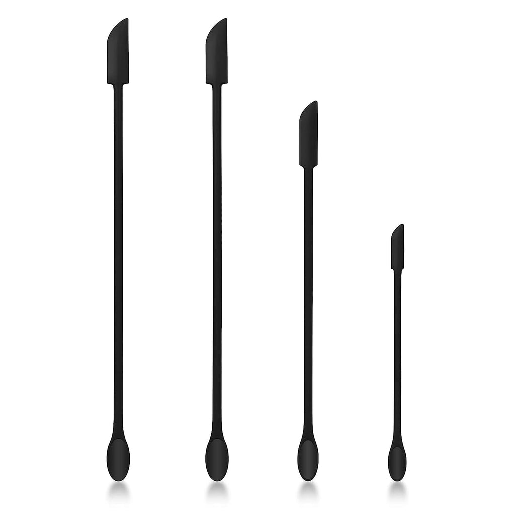 Mini Silicone , Make Up Tool, Mini for Cosmetics, Last Drop , s to Get Last of Out, Jar Scraper , Mini , Black
