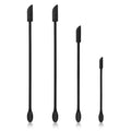 Mini Silicone , Make Up Tool, Mini for Cosmetics, Last Drop , s to Get Last of Out, Jar Scraper , Mini , Black