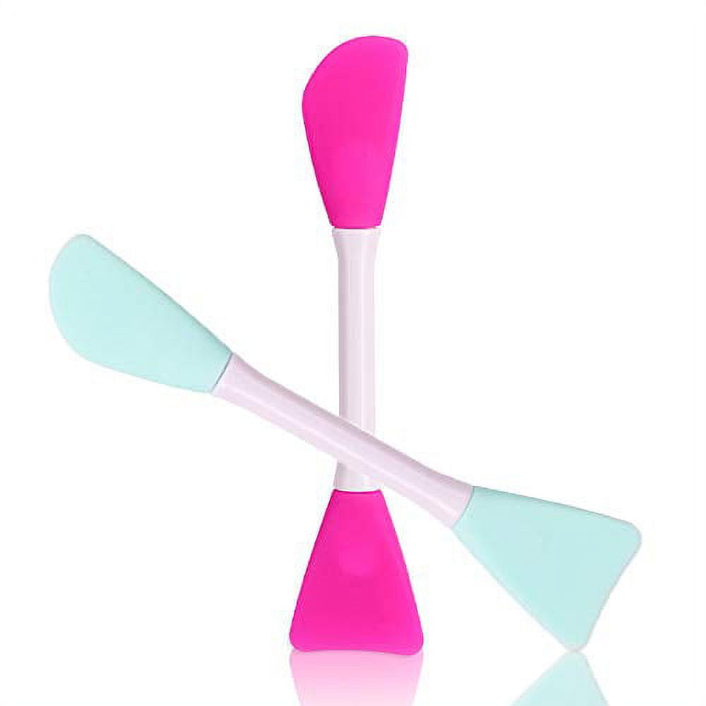 Mask Applicator Silicone Face Brush Face Mud Cream,Clay Mask,DIY,Modeling Mask Brushes DIY Mud Mixing Spatula Double-...