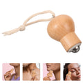 Face Roller Skin Care Tool Khaki Beech Wood 1Pcs