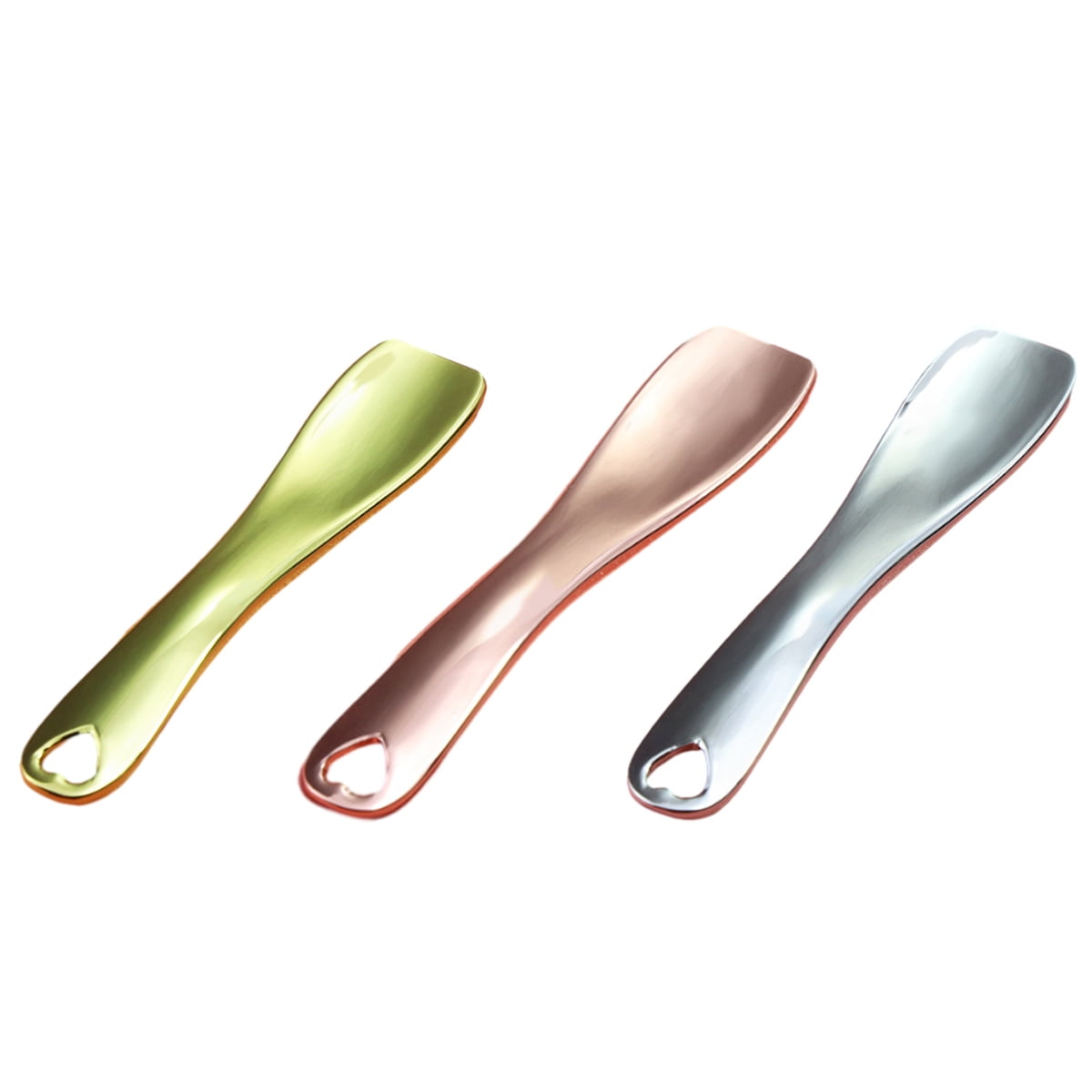 Mini Spoon Beauty Scoop, Metal Alloy Makeup Spatula for Dark Circles Skincare, Stainless Steel Applicator Ensuring Reusable and Gentle Produ