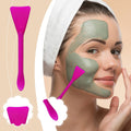 Momihoom Mask Applicator Silicone Face Brush Face Mud Cream,Clay Mask,Modeling Mask Brushes Mud Mixing Spatula Double...