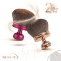 2pcs Tan Back Applicator Set Multipurpose Portable Large Body Makeup Brush Professional Oval Face Leg for Beginner Pu...