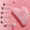 Natural Rose Quartz & Aventurine Gua Sha Facial Tools - Scraping Massage Instrument for All Genders - Promote Emotional Well-Being and Self-