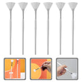 6Pcs Face Mask Brush Applicator White Fan Shaped for Even Facial Mask Application At Home