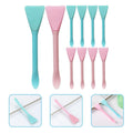 10Pcs Multifunctional Silicone Mask Brush for Smooth Application of Mud and Moisturizers