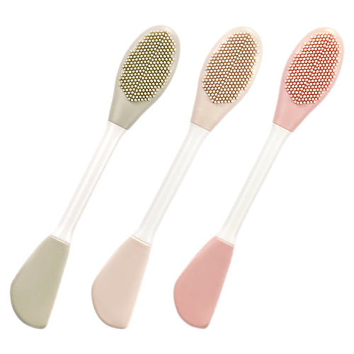 3Pack Silicone Applicator Brush for Facial Cleansing in Skincare Routine