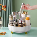 Perfume Organizer, 360Rotating Round Makeup Organizer for Vanity,Bathroom,Kitchen,White Modern Lazy Susan Skincare Or...