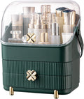 Preppy Skincare Organizers Makeup Organizer Holder Cosmetic Storage Box Display Case 3 Tiers Dust Free Cover Portable...