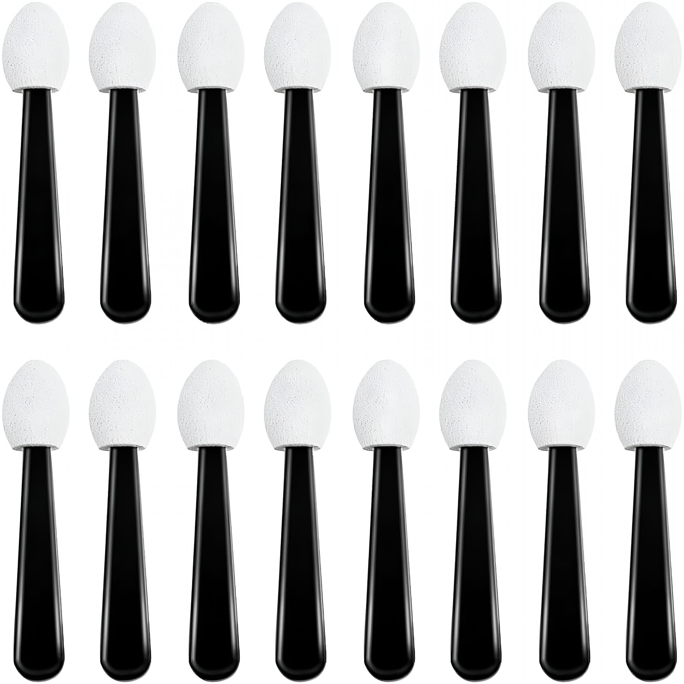 100Pcs Small Eyeshadow Applicators, Eye Shadow Sponge Applicator Sticks, Eye Makeup Applicators, Sponge Tip Makeup Ap...