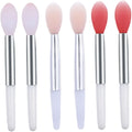 Silicone Lip Brushes Mini Lip Scrub Brush Reusable Lip Balm Applicators for Lip Care Lip Brushes