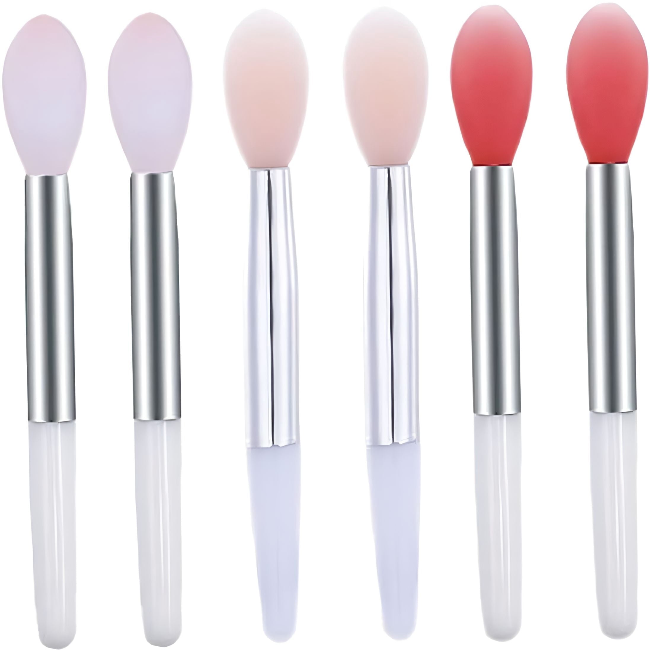 Silicone Lip Brushes Mini Lip Scrub Brush Reusable Lip Balm Applicators for Lip Care Lip Brushes