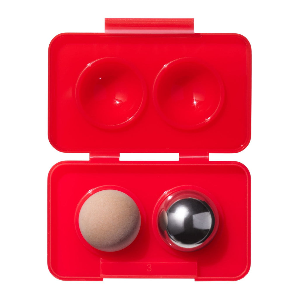 Oil Absorbing and Cooling Portable Facial Roller Refill, Red