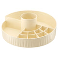 Rotating Skincare Organizer Tray-Compartment Makeup Brush Lipstick Skincare Organizer, Cosmetic Storage for Dresser V...