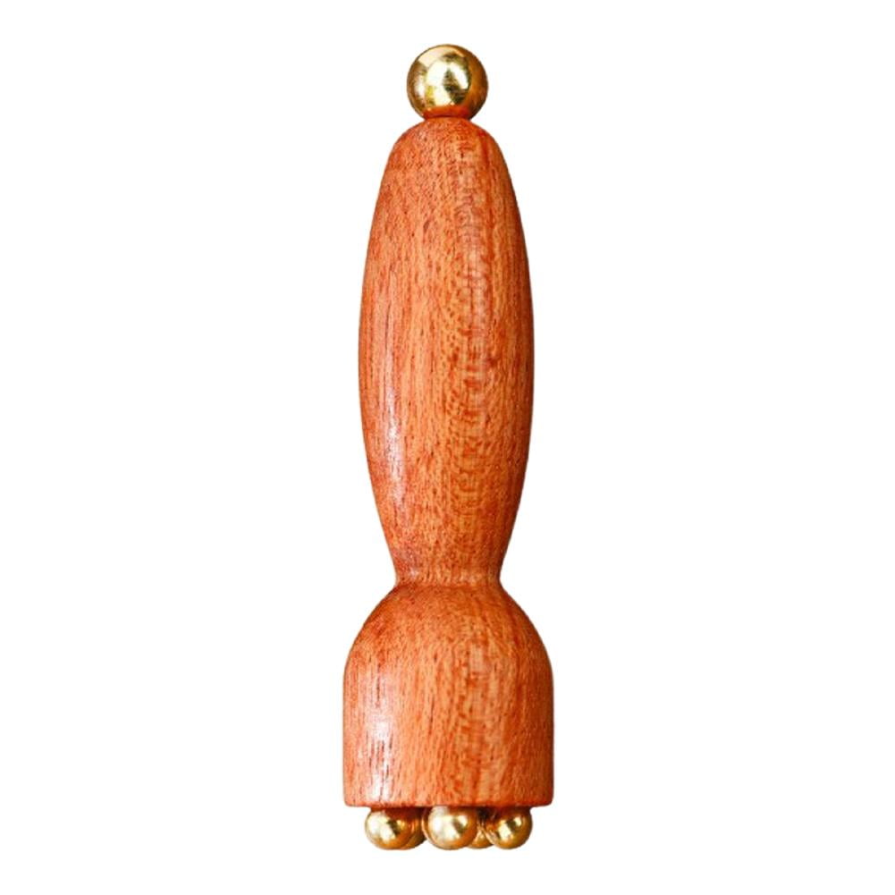 Seedpod Beauty Brass & Rosewood Facial Gua Sha Tool Eye Relaxation