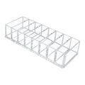 Compact Make Up Organizer Made of Acrylic, Display Case for Skincare Cosmetics, Make Up Organizer with 8 Cube Compart...