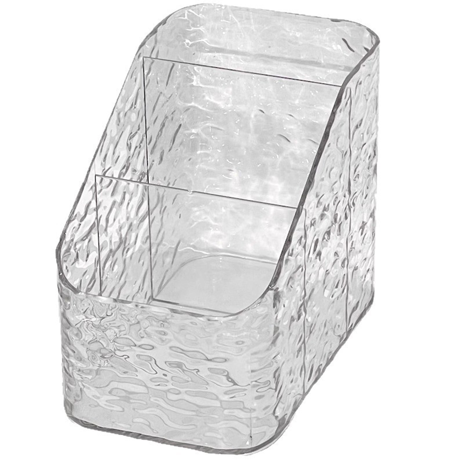 Shipiny Glacier Grain Desktop Storage Box, Lipstick Nail Polish Organizer, Cosmetics Lip Gloss Storage Rack, Small Makeup Skincare Desktop S