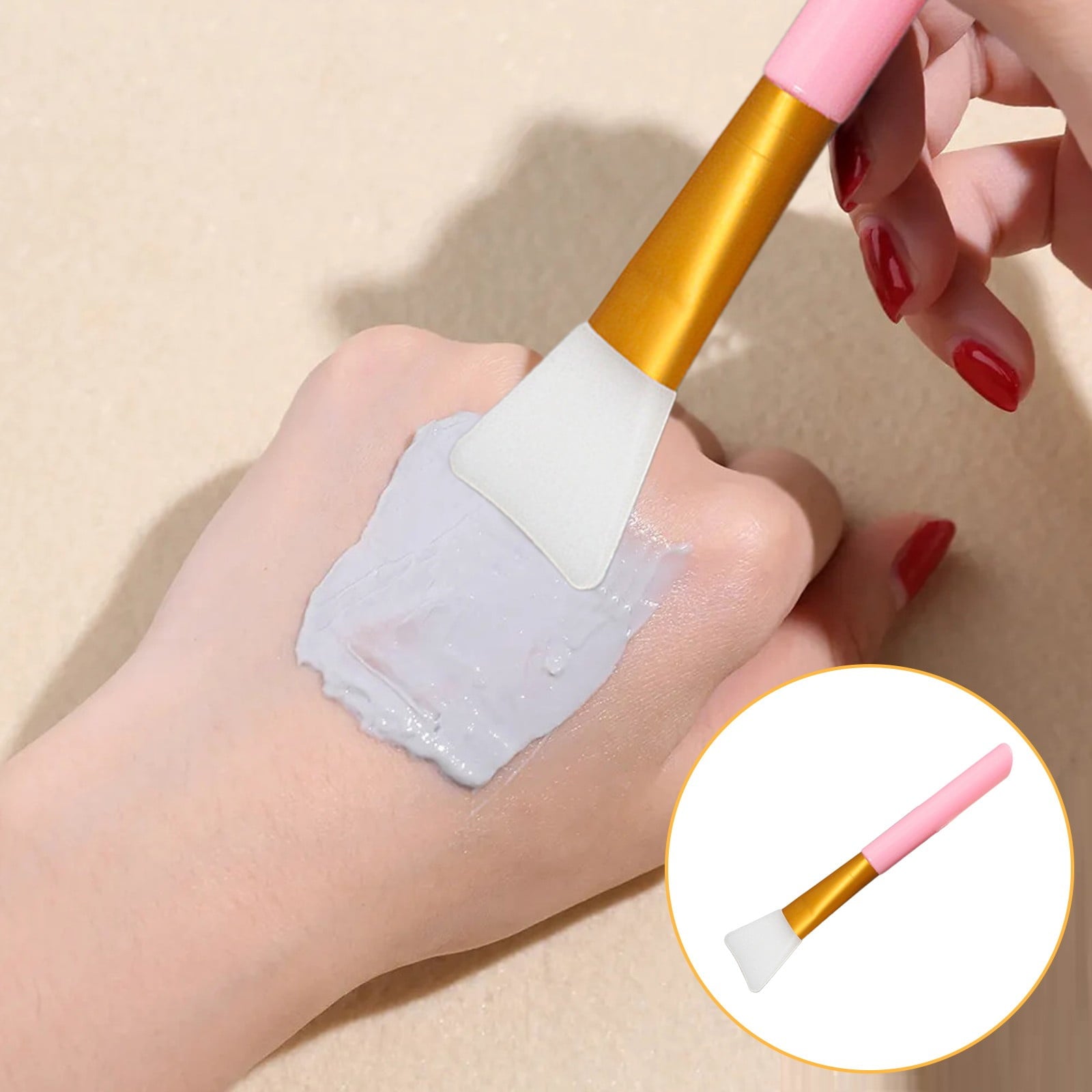 Beauty Tools Silicone Face Brushes Flexible Facial Mud Applicator for Smooth Application