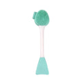 Double Ended Silicone Facial Cleansing Brush and Massage Applicator Tool for Deep Cleaning and Application