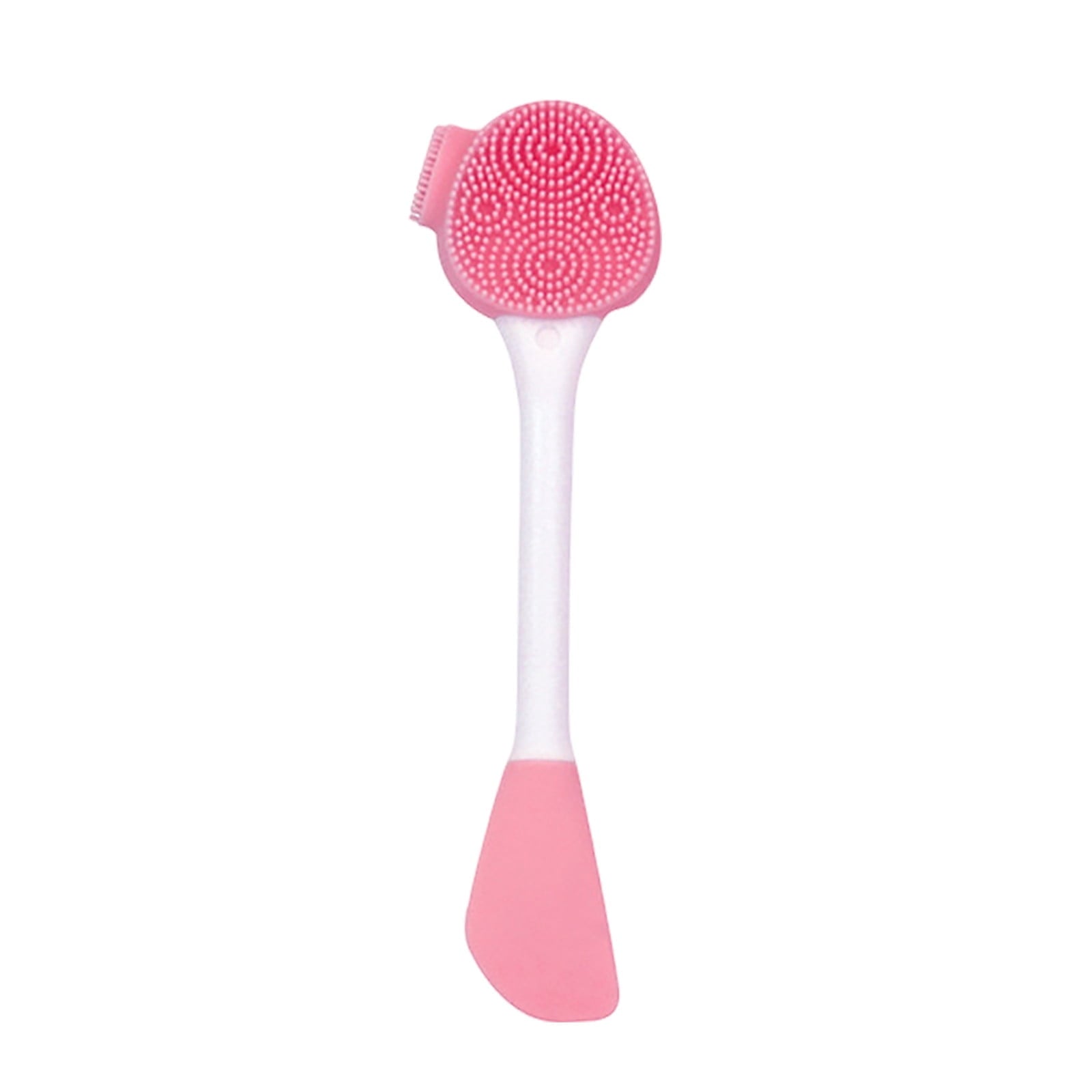 Double Ended Silicone Facial Cleansing Brush and Massage Applicator Tool for Deep Cleaning and Routine