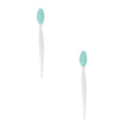 Silicone Facial Cleansing Brush - Double Sided Nose Cleaning Tool, Soft Exfoliating Beauty Tool, Lip Care Brush, Portable Skincare Tool for