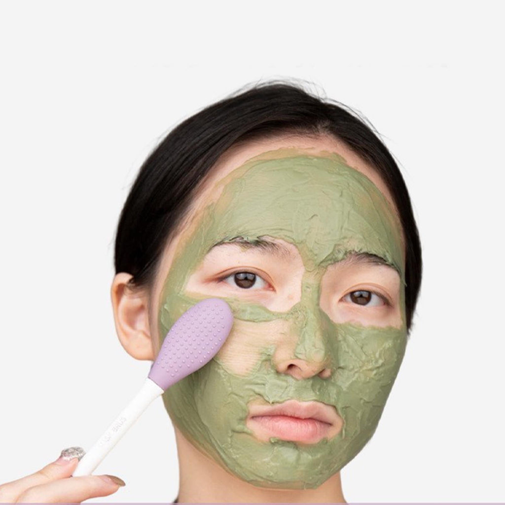 Silicone Facial Mask Applicator Face Masks Skincare Brush Facial Scrubber Double-Head Lotion Spatula Scoop for Makeup...