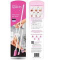 Spatula Set (6 and 12 Inch, Pink) - Scrape Last Drop of Beauty Products