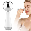 Stainless Steel Ice Globes Facial Roller - Cryotherapy Cold Roller For Puffiness, Wrinkles, Dark Circles, Skin Tighte...