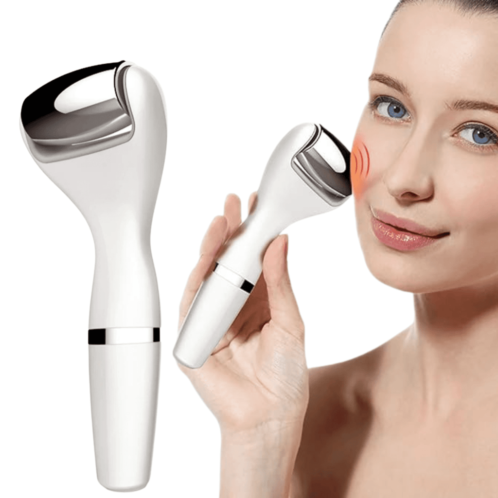 Anti-Aging Face Body Massager with Stainless Steel Roller