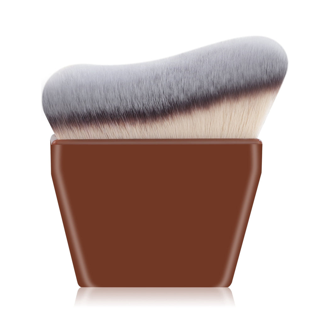 Makeup es Kabuki Self- for Liquid, Cream and Powder Face Makeup for Body & Leg Makeup (Brown)