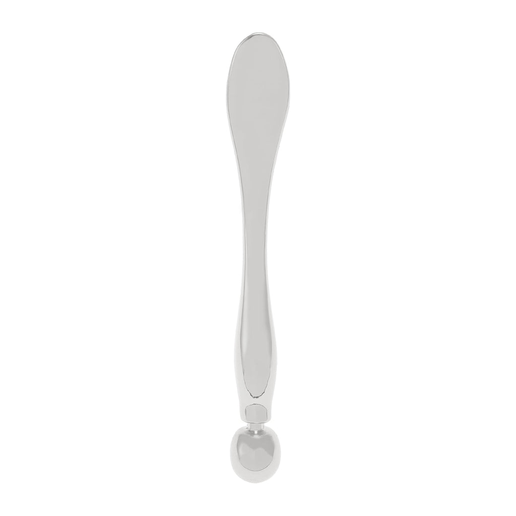 Unique Bargains 1 Pc Convenient Facial Roller for Vacation Travel Bathing Large Silver Tone Zinc Alloy