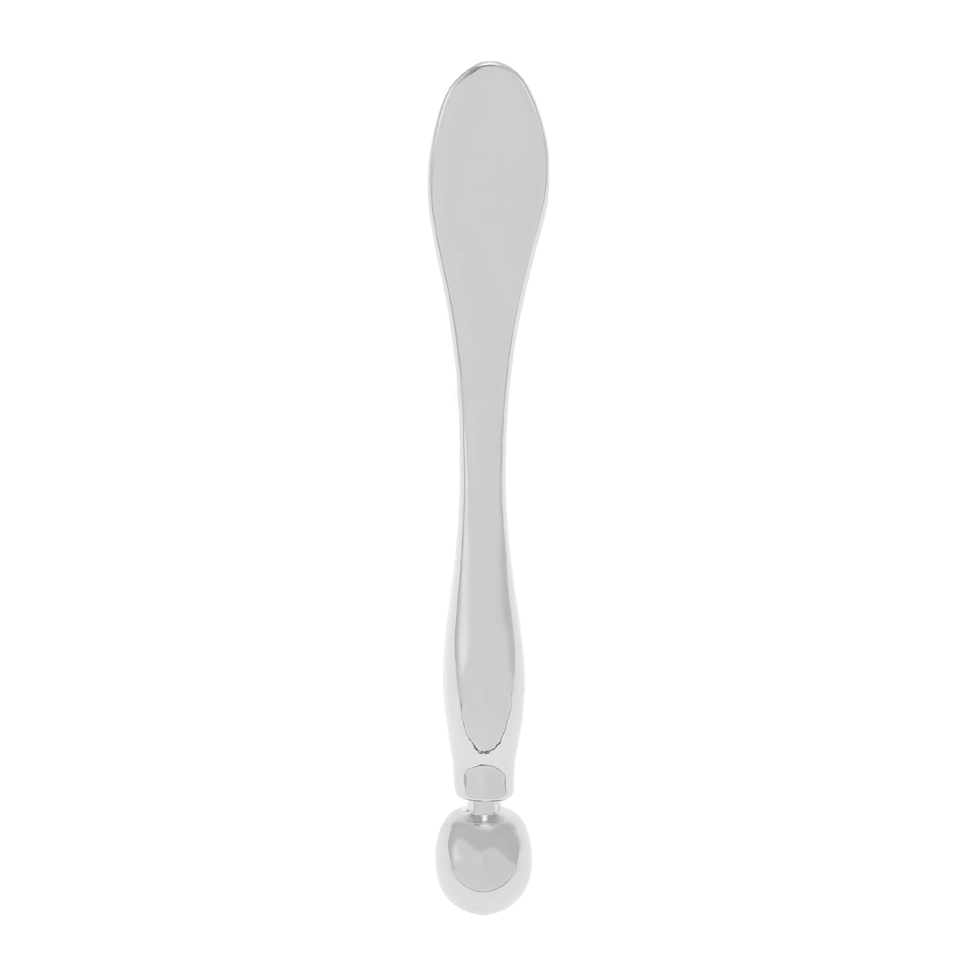 Unique Bargains 1 Pc Convenient Facial Roller for Vacation Travel Bathing Large Silver Tone Zinc Alloy
