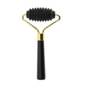 1 Pc Roller Face Massager for Beauty Parlor Black Natural Jade Zinc Alloy