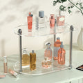 VOTRUDI Clear Makeup Organizer, Double Layer Cosmetic Storage for Bathroom Counter, Vanity Skincare Organizer with Me...