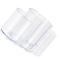 Vertical Makeup Organizers Box With Triple Sections for Cosmetic Cotton Pads Skincare Supplies and Beauty Tools