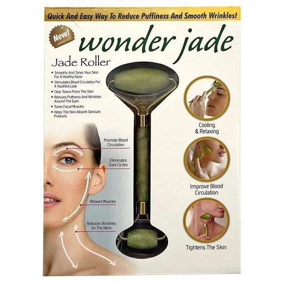 Jade Roller Face Massager Face Skin Massager Stone Tool Anti-Aging