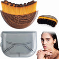 Facial Contour Brush for Jawline Sculpting, Soft Bristled Face Massager Tool for Puffiness Relief and Circulation Boo...