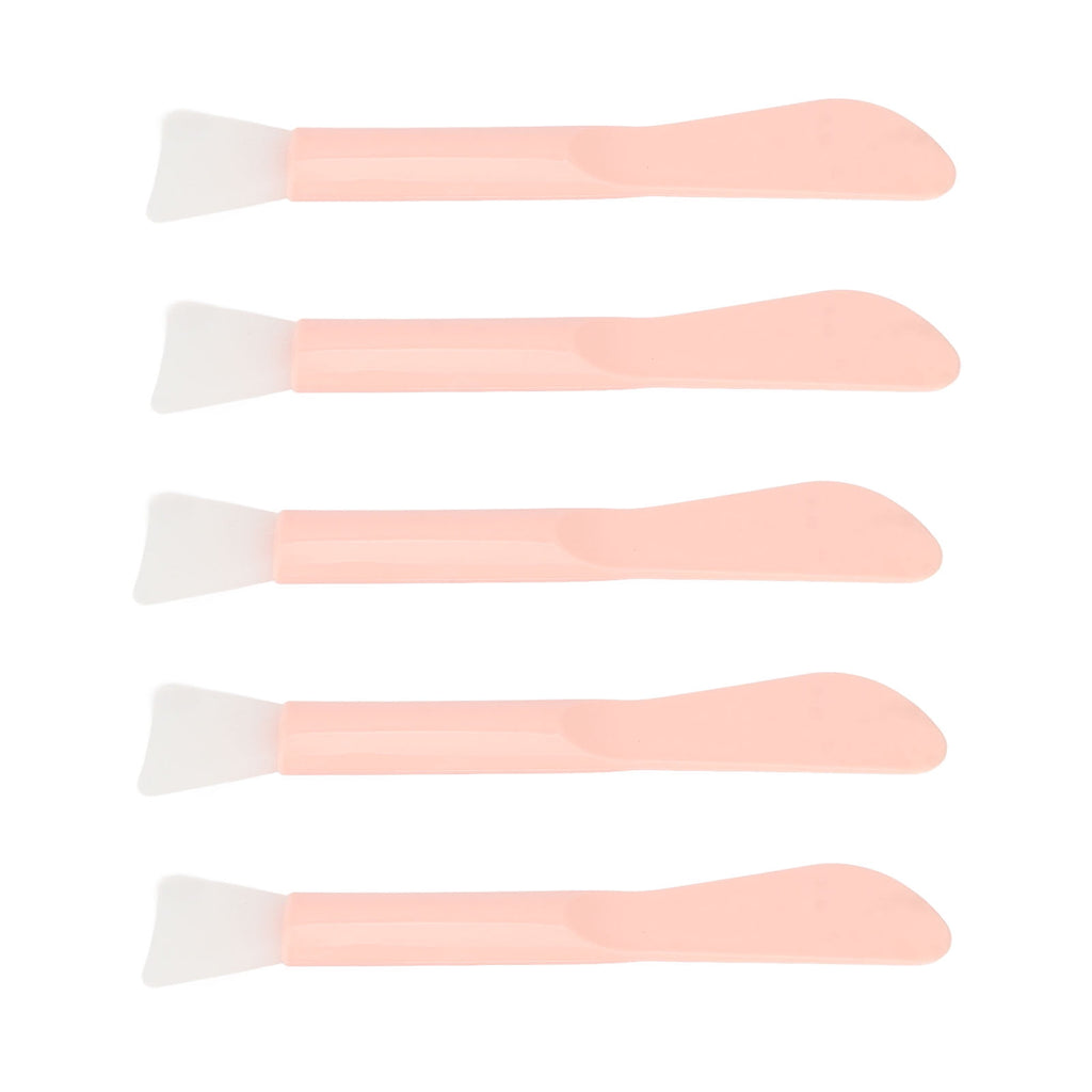 5 Pcs Mask Brush Set Double Head Silicone Facial Mask Applicator For Body Lotion And Skincare, 7.48 Inches / 19 cm