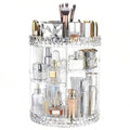 Rotating Makeup Organizer, 360 ° Spinning Skincare Organizers, For Dresser Bathroom, Medium, Clear