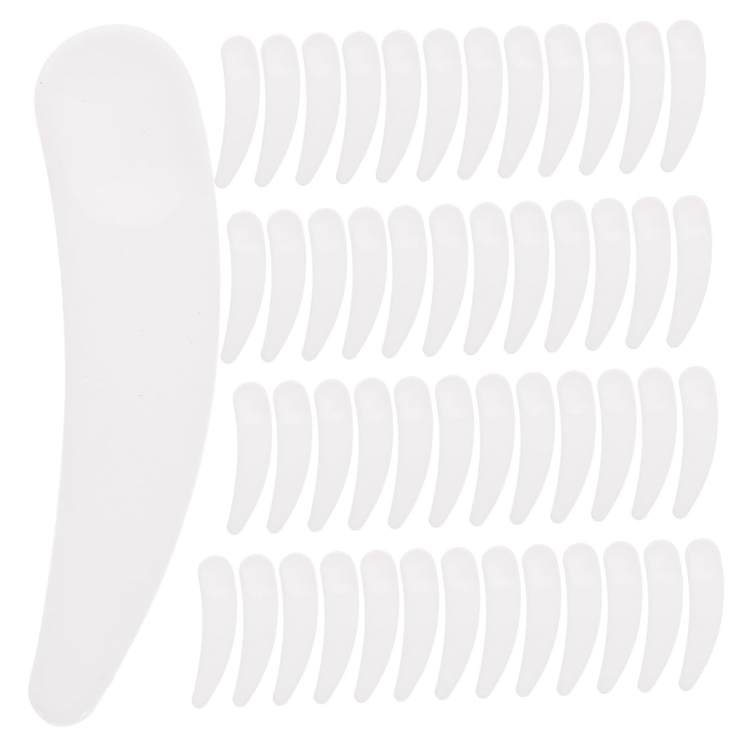 50Pcs Reusable Makeup Spoon Facial Plastic Spatula for Face Durable Beauty Tool - Image 5