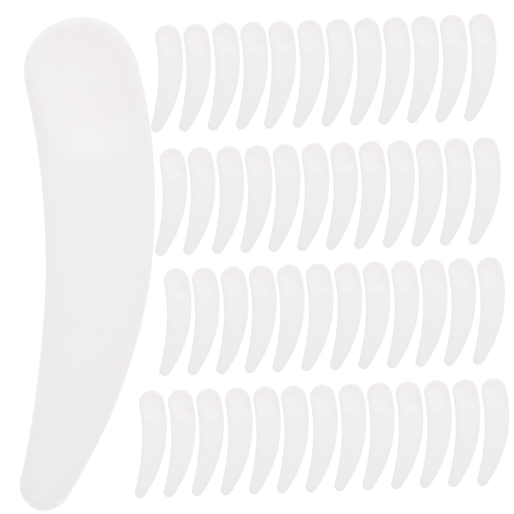 50Pcs Reusable Makeup Spoon Facial Plastic Spatula for Face Durable Beauty Tool - Image 5