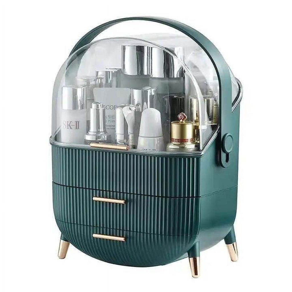 Makeup Organizer and Storage Box, Countertop Portable Vanity Cosmetics MAKE UP bathroom organizers and Storage, Cosmetics Organizer Box for - Image 5