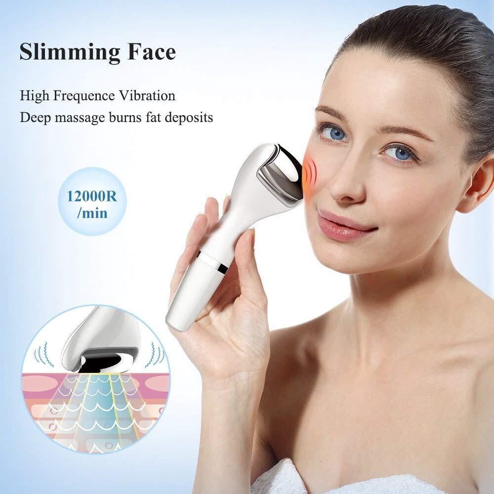 Anti-Aging Face Body Massager with Stainless Steel Roller - Image 2