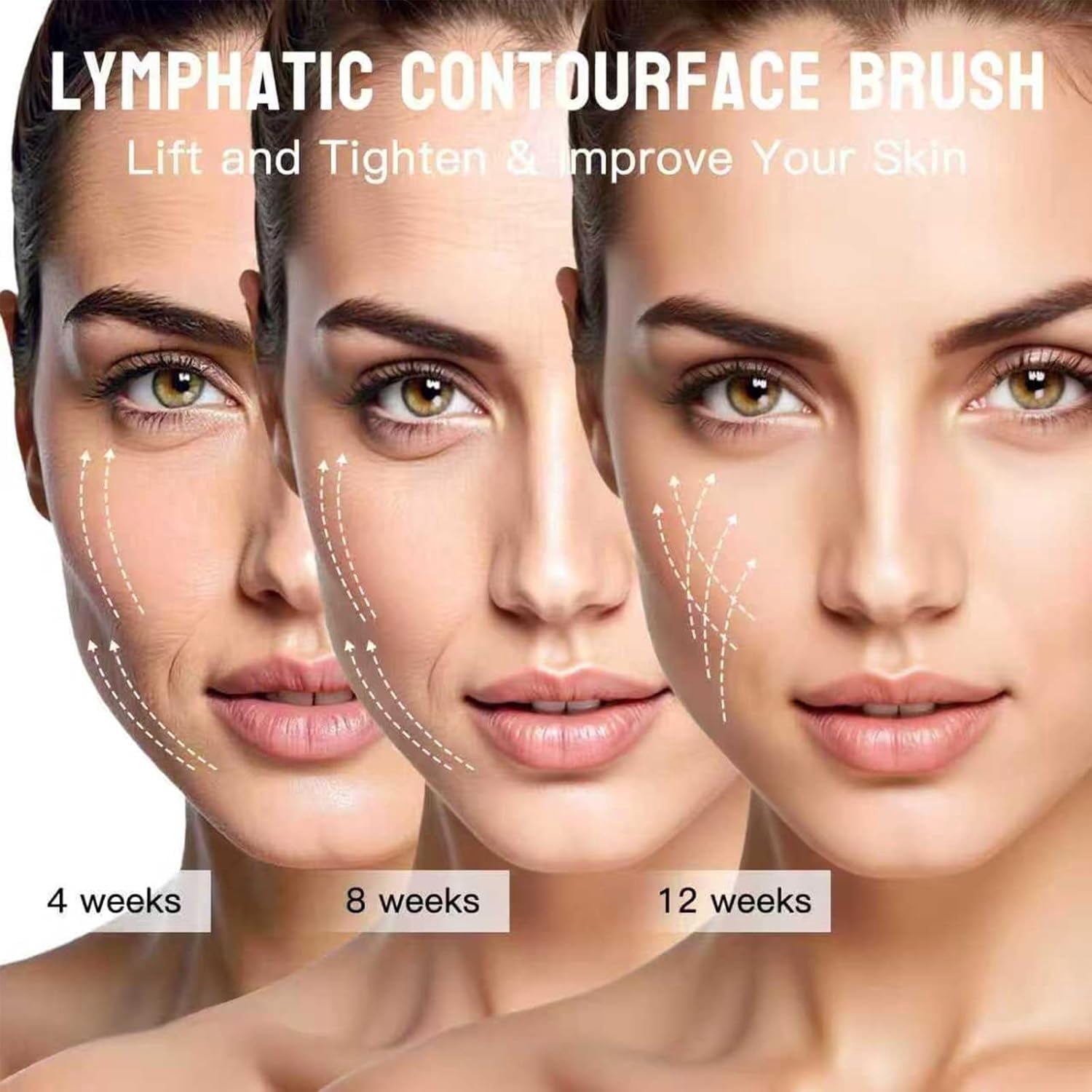 ZHAOYU Manual Lymphatic Drainage Massager, The Natural Facelift Lymphatic Contour Face Brush, Natural Makeup Brushes with Durable Soft Brist - Image 5