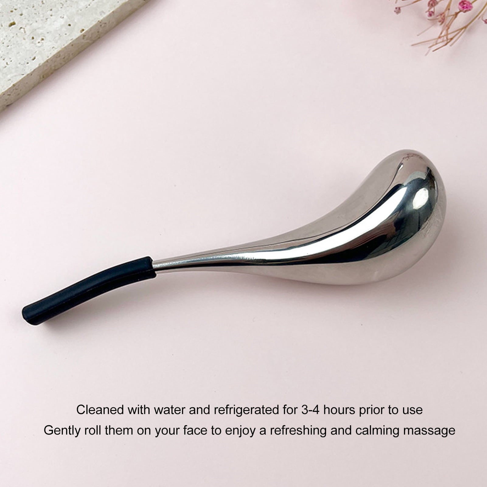 Stainless Steel Ice Globes Facial Massage Roller Cooling Spa Beauty Tools for Face and Neck to Reduce Puffiness and W... - Image 5