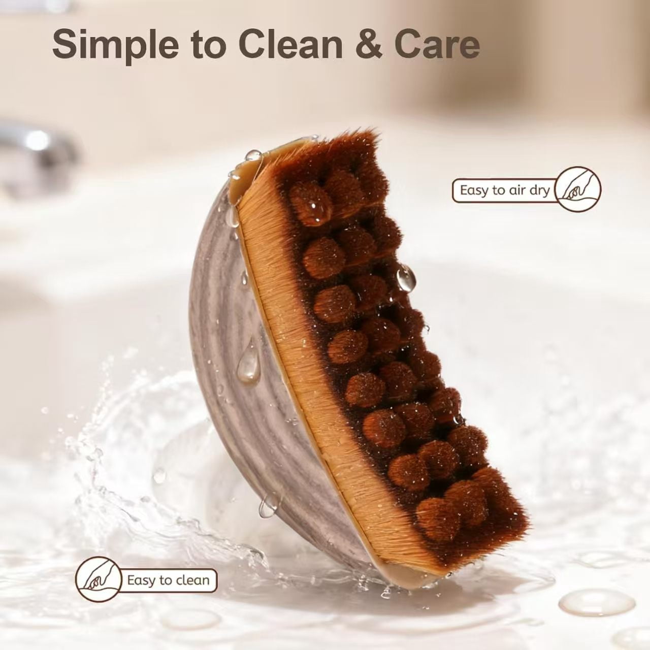 Lymphatic contour brush, designed ergonomically for lymphatic drainage - Image 4