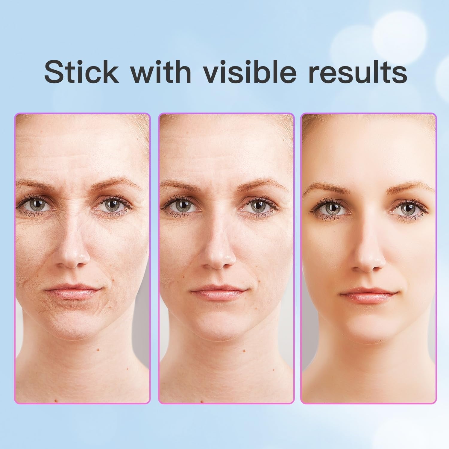 Neck Face Beauty Device, Skin Care Face Massage,3 in 1 Facial Massager, Face Sculpting Tool with Thermals, Vibration - Image 5