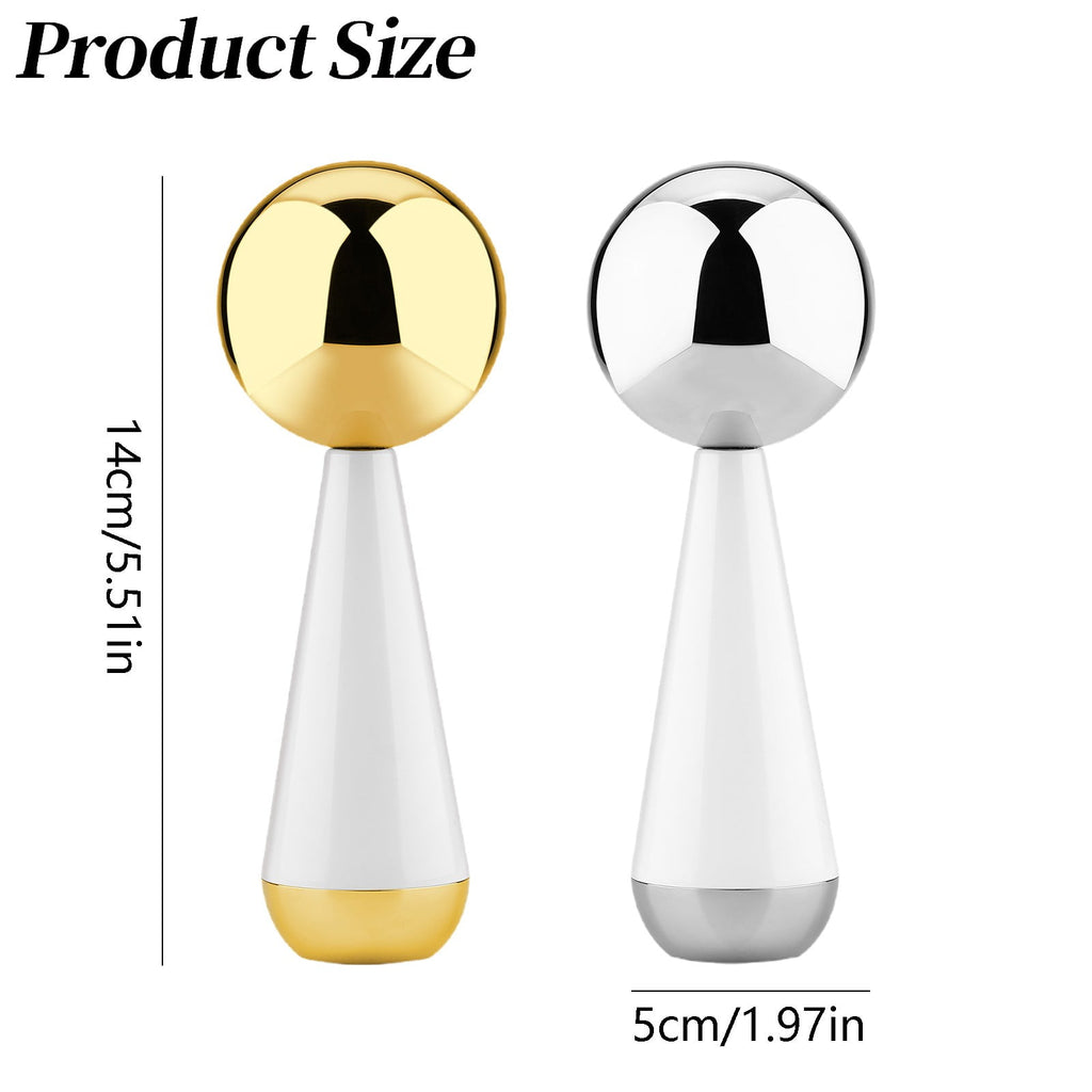 Stainless Steel Ice Globes Facial Roller - Cryotherapy Cold Roller For Puffiness, Wrinkles, Dark Circles, Skin Tighte... - Image 3