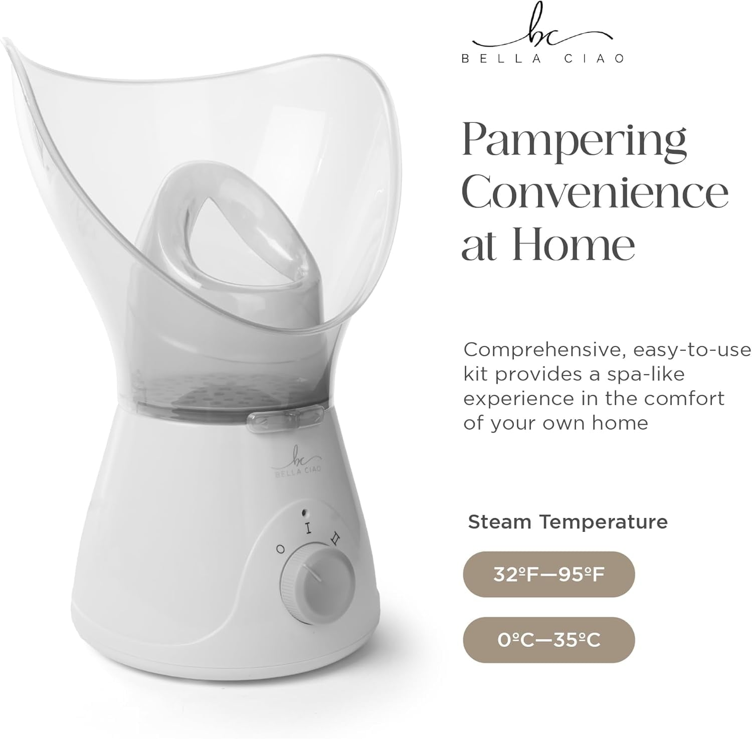 11-Piece Gentle Face Steamer Set, At-Home Spa Facial Kit for Deep Cleansing - Image 6