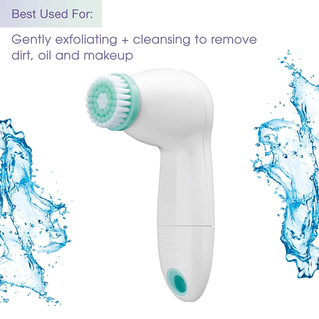 True Glow by Conair Battery Operated Facial Cleansing Brush FCB6 - Image 4